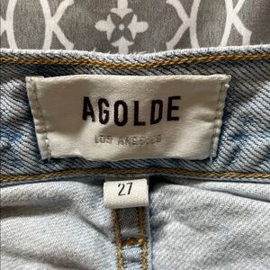 Agolde Light Wash Denim Jeans